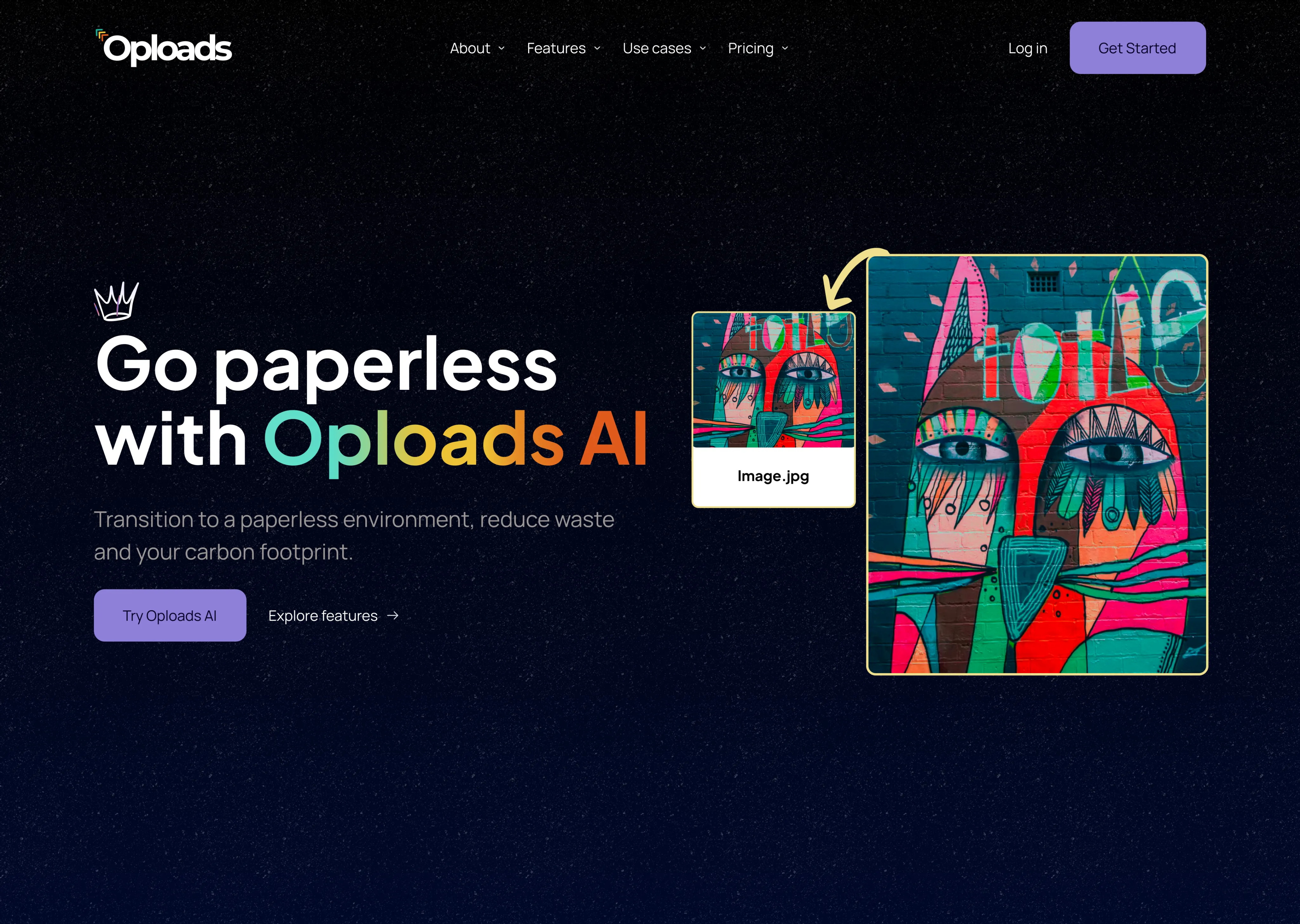 Oploads product screenshot